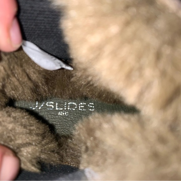 J/Slides NYC Faux Fur Lined Leather Ankle Boots – Women’s Size 7.5 - Picture 7 of 10